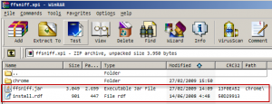 ffsniff.xpi file list