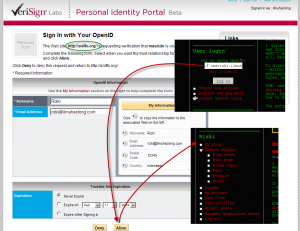 sniffo.org login using openid