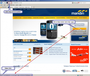 real mandiri front page (not modified)